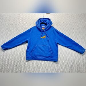Mens UNIF Hoodie Light Blue Swing Logo size Medium Good Condition